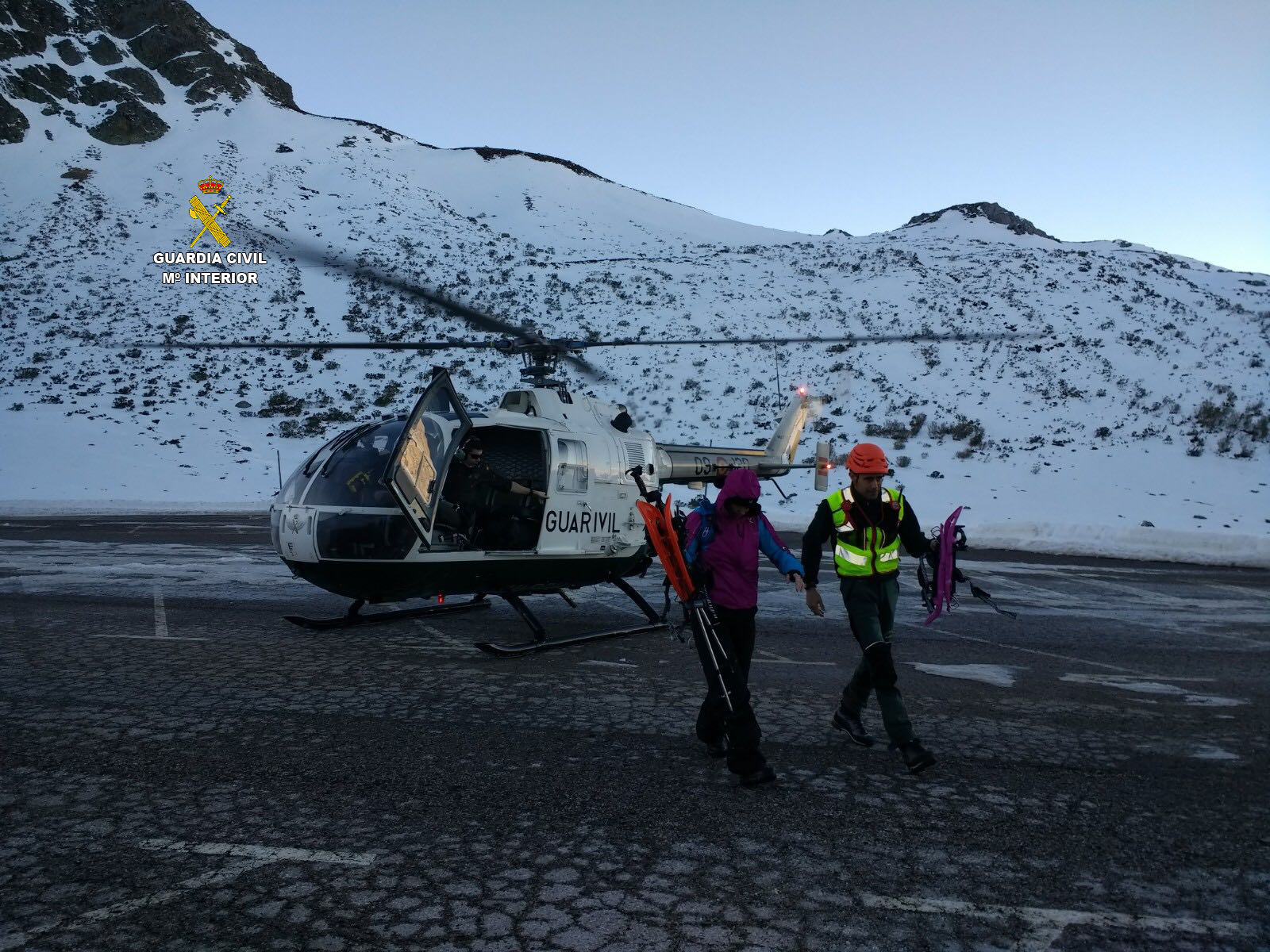 helicóptero Guardia Civil rescate