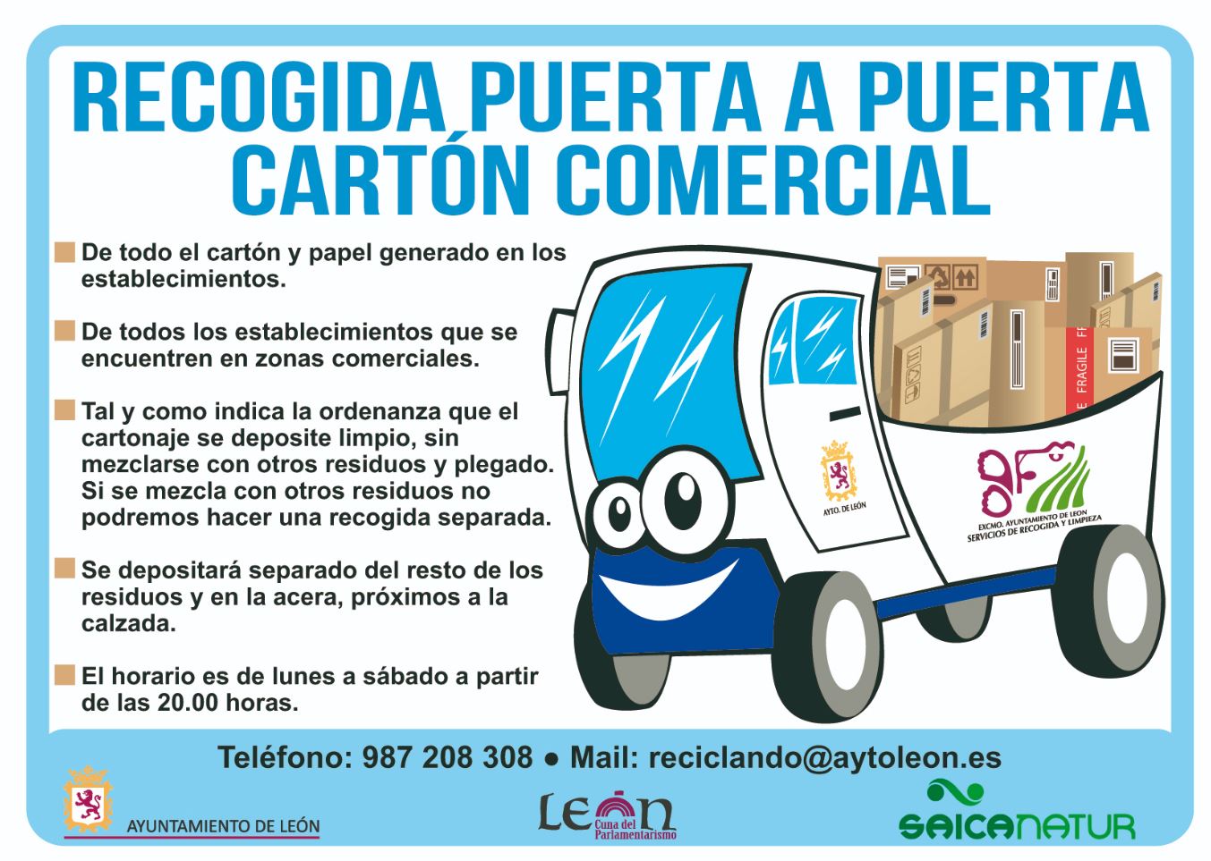 Campaña recogida papel 'puerta a puerta'