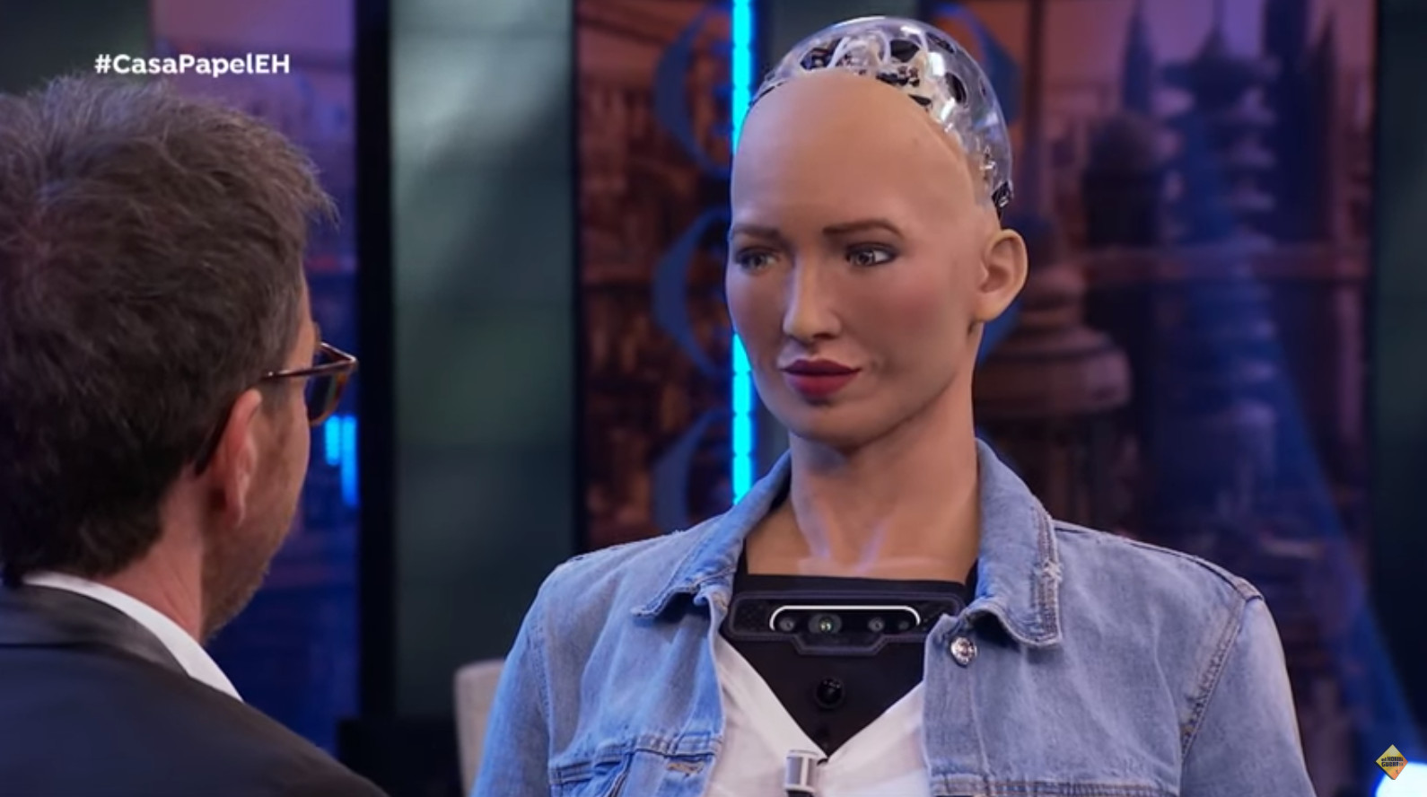 El robot Sophia da una lección a todos los humanos en "El Hormiguero" 1