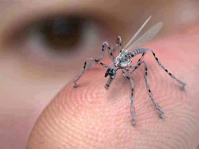 Hace su aparición un dron en forma de mosquito que puede aterrizar sobre cualquier persona 3