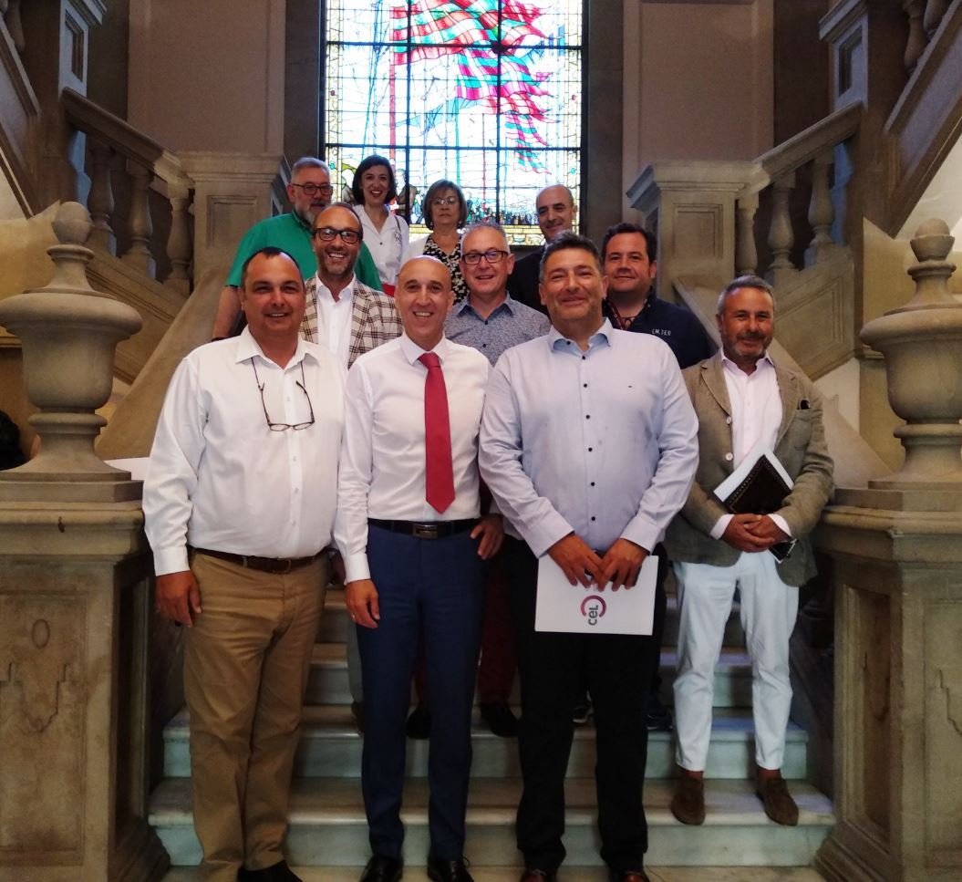 El nuevo alcalde de León recibe a los miembros del Círculo Empresarial Leonés en el Ayuntamiento 1