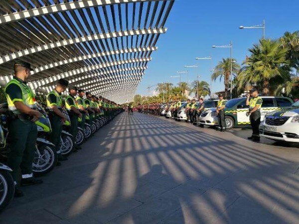 Guardia Civil Vuelta ciclista espala 2019