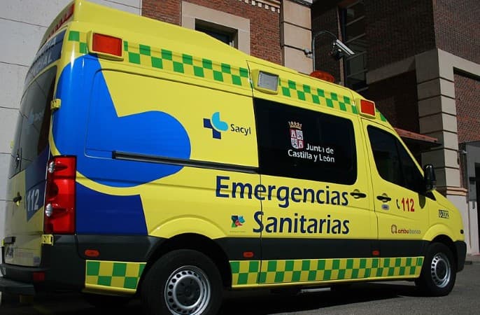 mbulancia 112. Joven y menor heridas en un accidente de tráfico en Salamanca