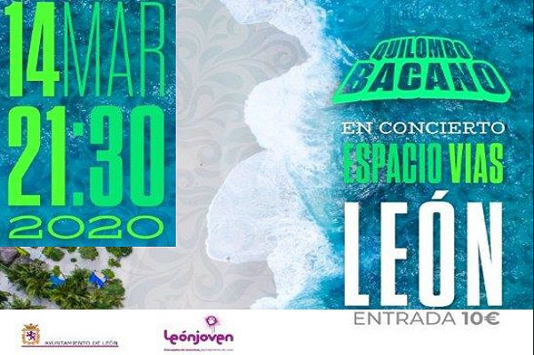 Quilombo Bacano de concierto en León