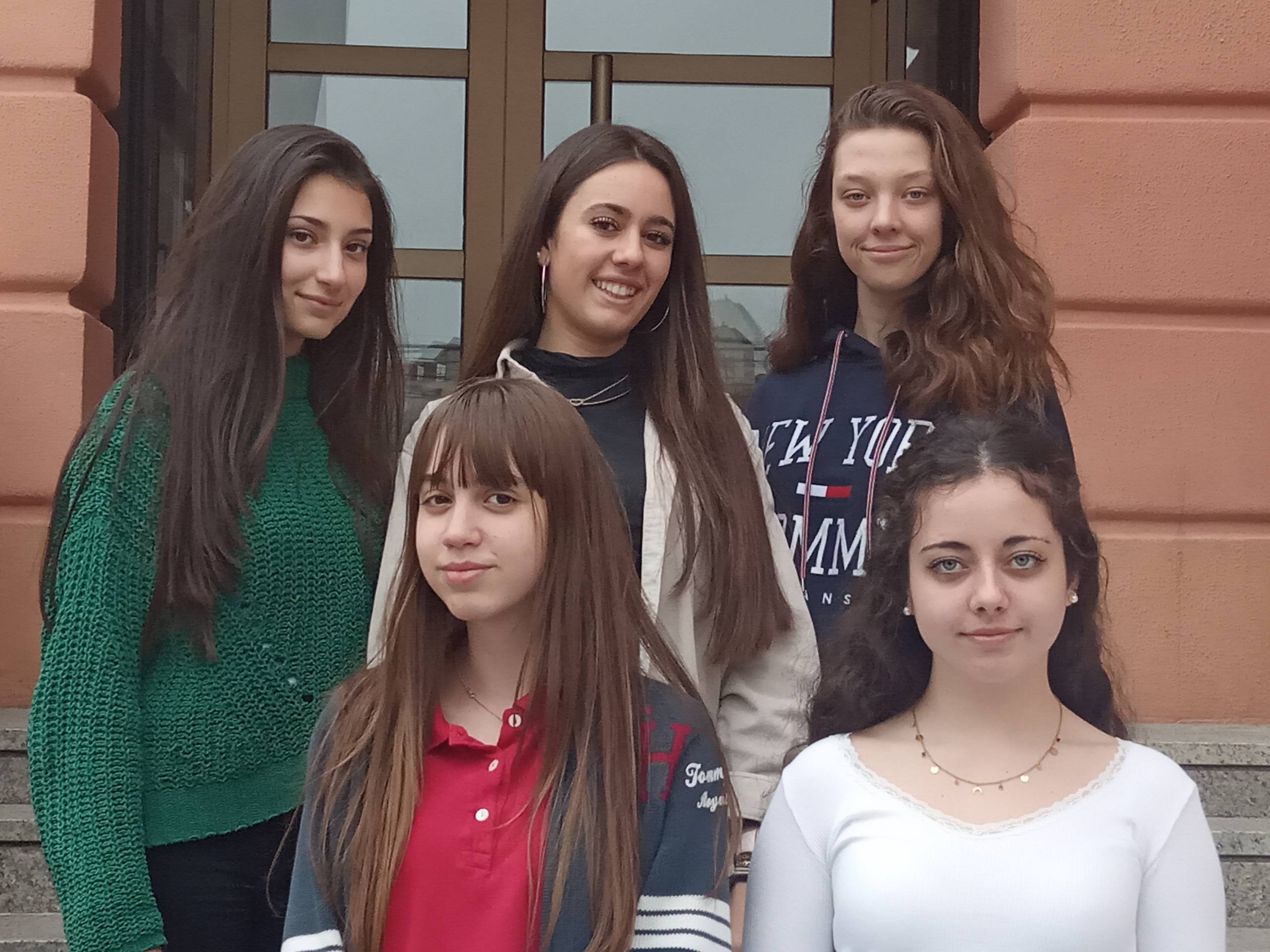 Alumnos del Colegio Divina Pastora de León