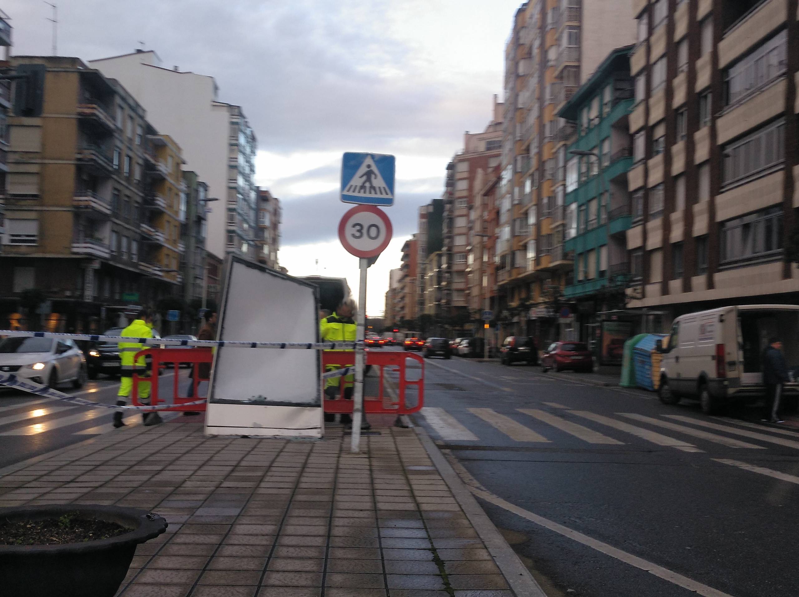 Accidente en Fernández Ladreda