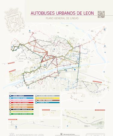 autobús urbano de león mapa nuevo horario por coronavirus