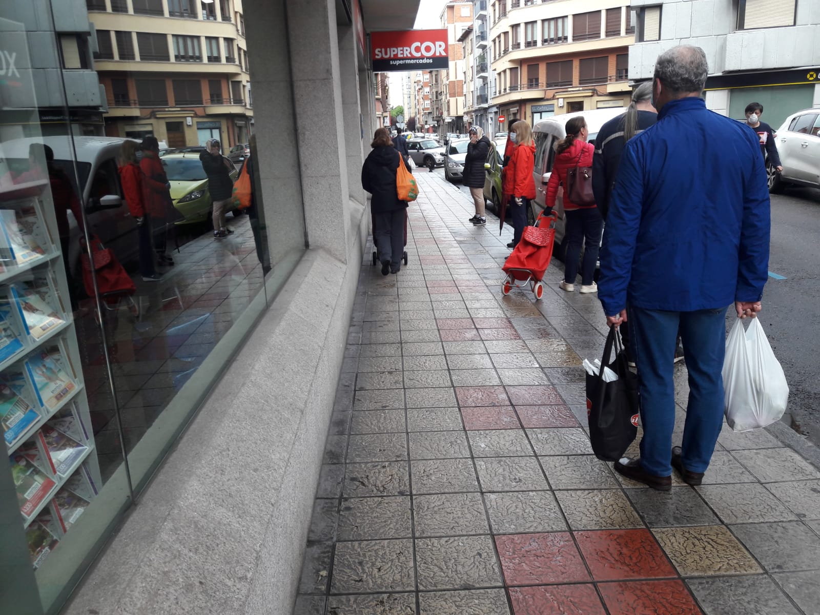 Esta ha sido la única "procesión" de Semana Santa en León