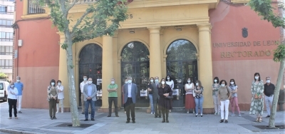La Universidad de León se suma al minuto de silencio