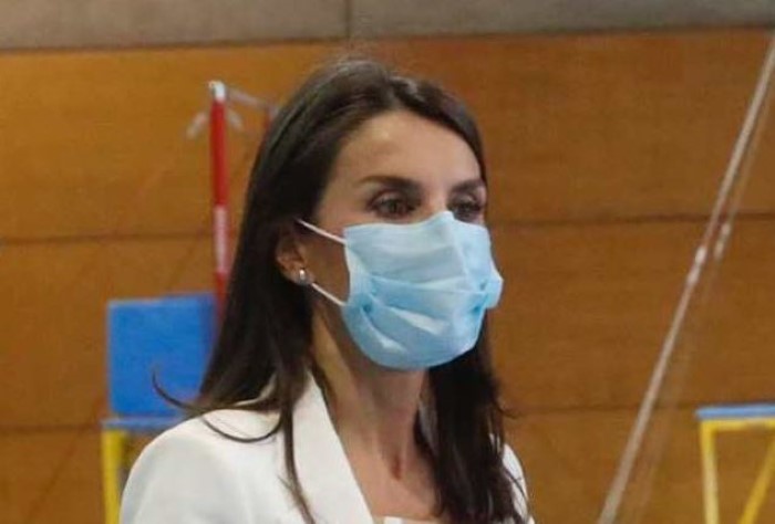 La reina letizia gesto