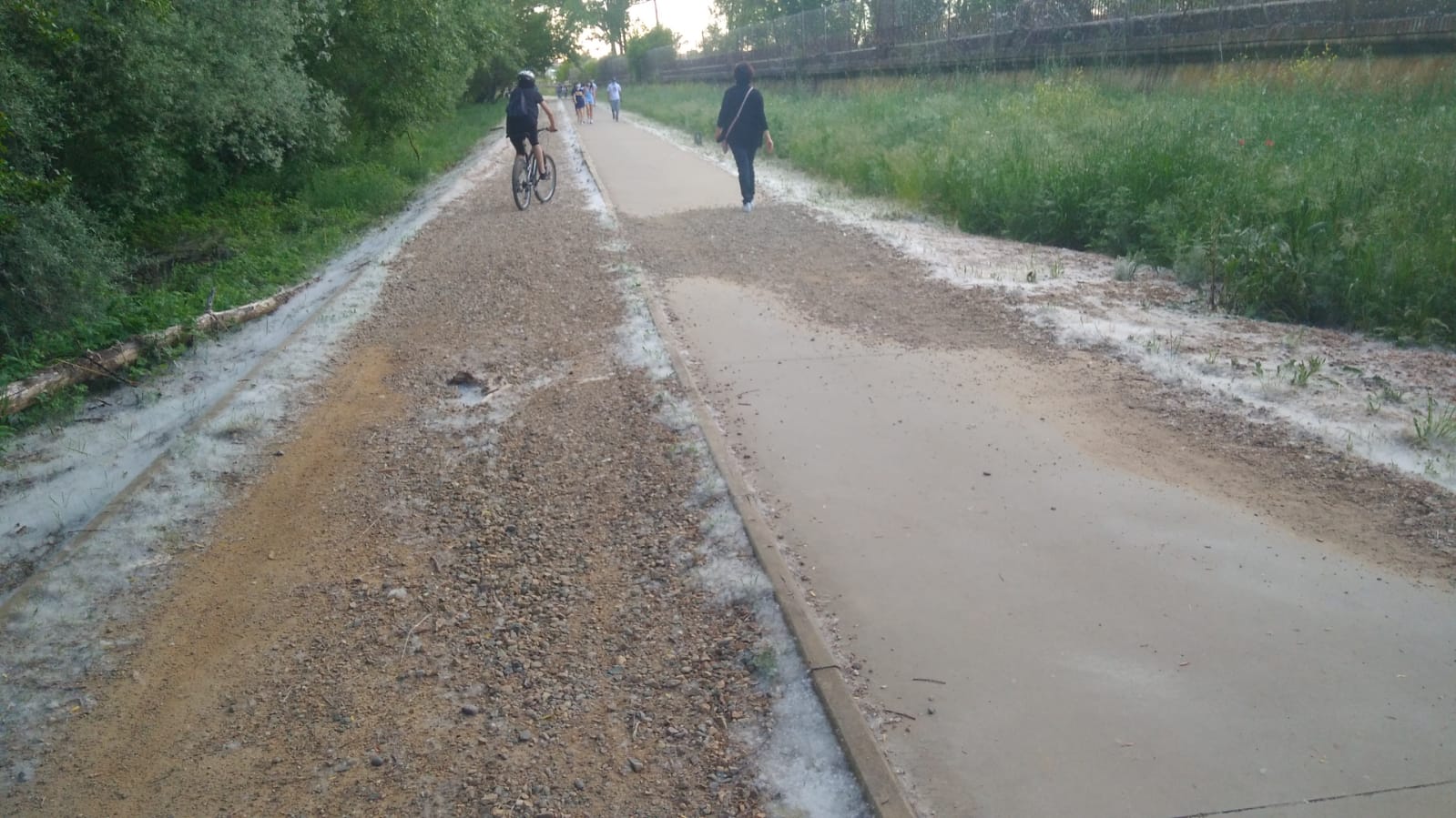 Reclaman al PSOE el arreglo de las sendas peatonales y carril bici del río