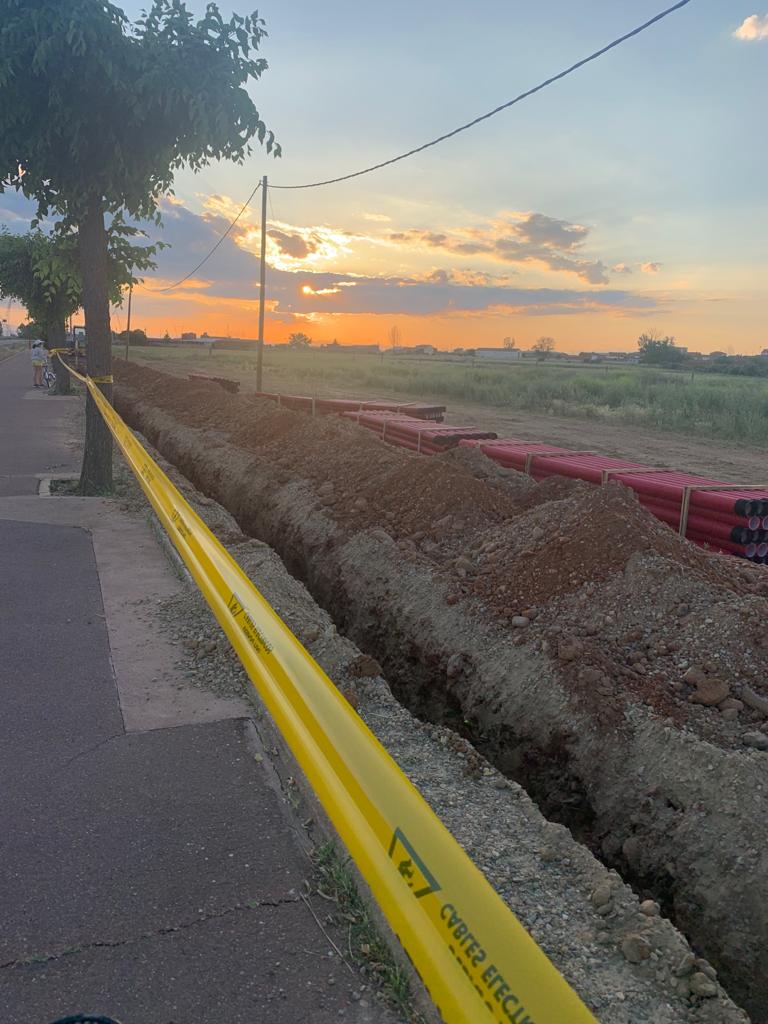 Comienzan los trabajos de soterramiento de línea eléctrica