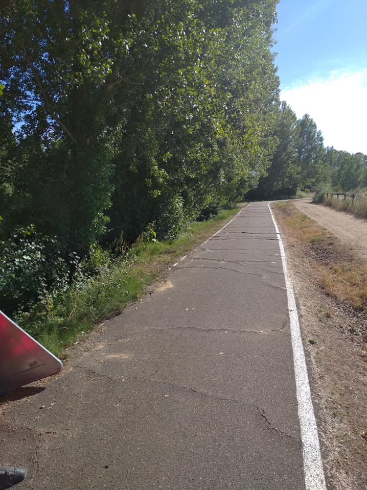 carril bici de Villaquilambre