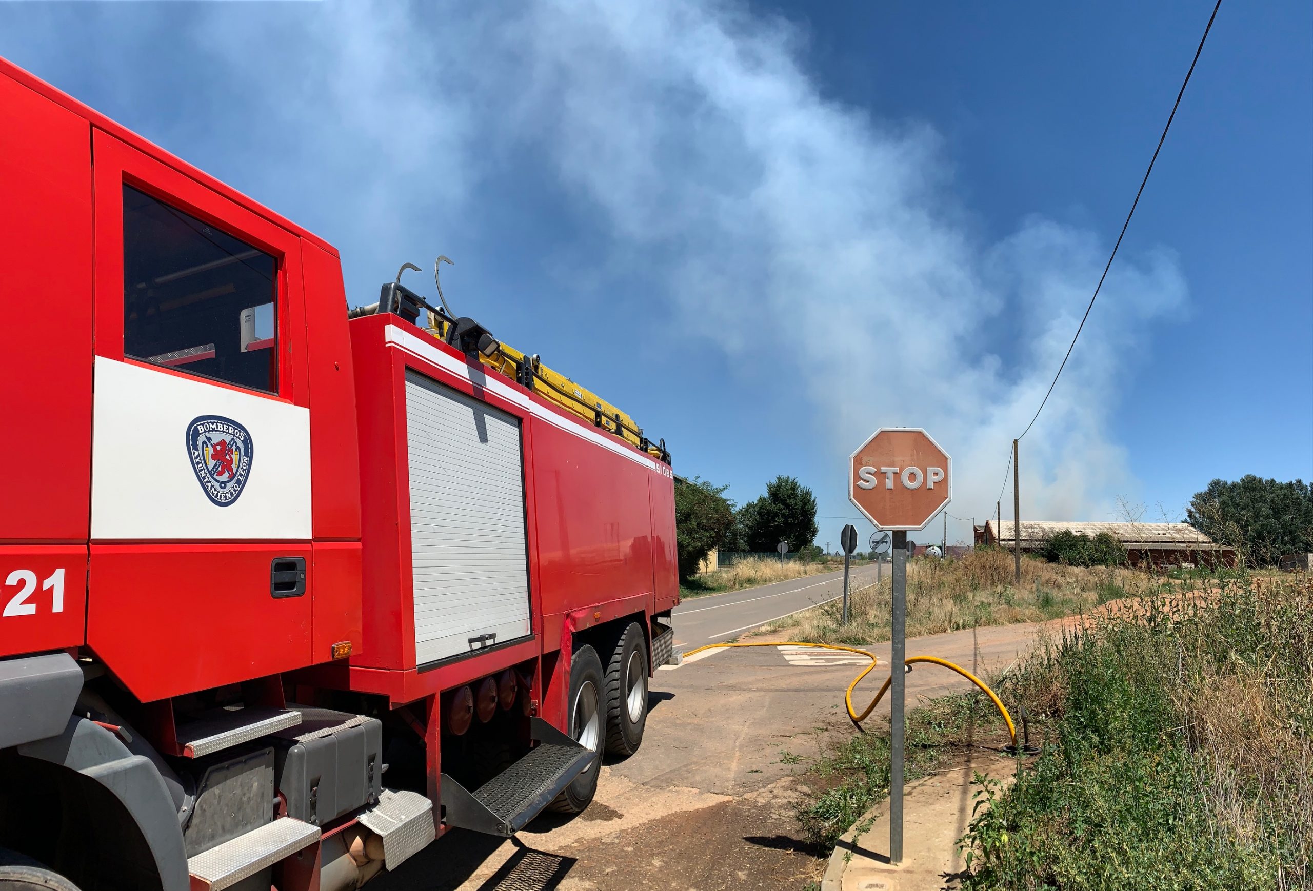 Incendio en Toral de los Guzmanes