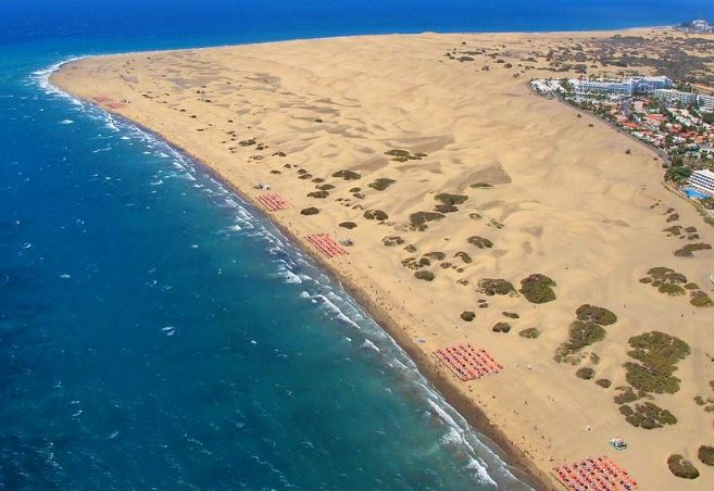 PLAYA DE MASPALOMAS (SAN BARTOLOMÉ DE TIRAJANA, GRAN CANARIAS)