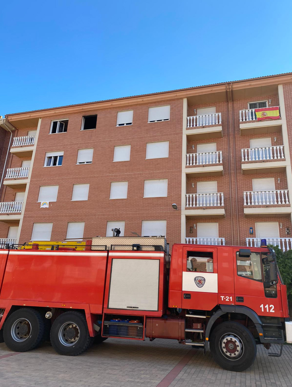 Los Bomberos de León acuden a un incendio en una vivienda