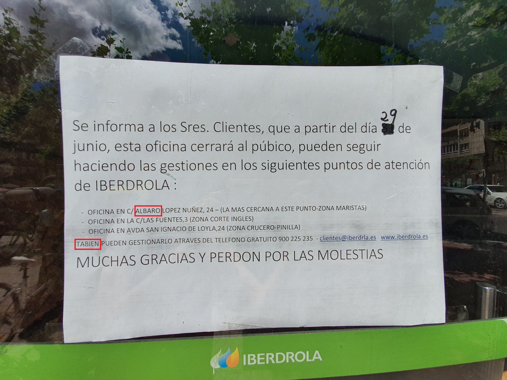 Iberdrola cierra las puertas de su oficina en León 1