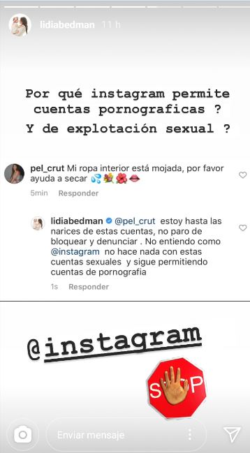 Lidia Bedman, mujer de Abascal y las cuentas pornográficas en Instagram