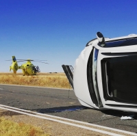 accidente en Bernuy-Zapardiel (Ávila)