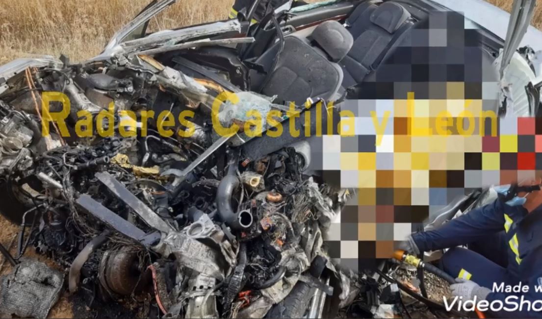Un muerto en una grave colisión frontal en Valverde de la Virgen