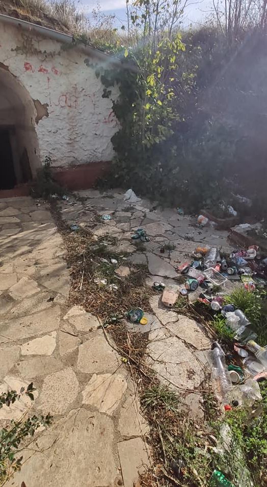 Botellones en Valverde basura