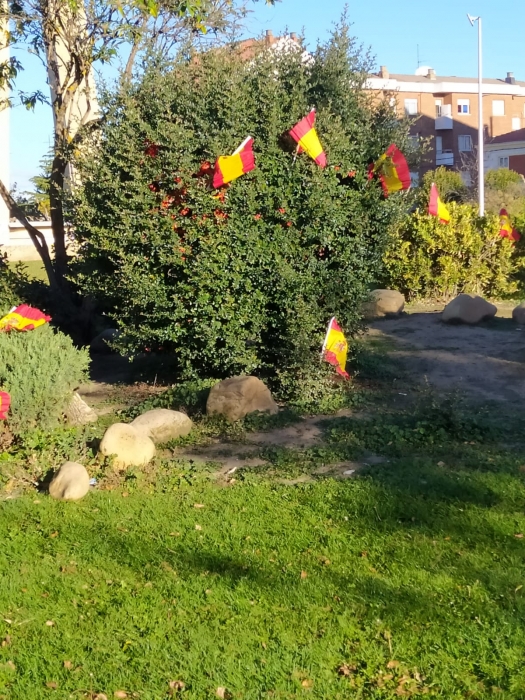 Las banderas de España del día del Pilar