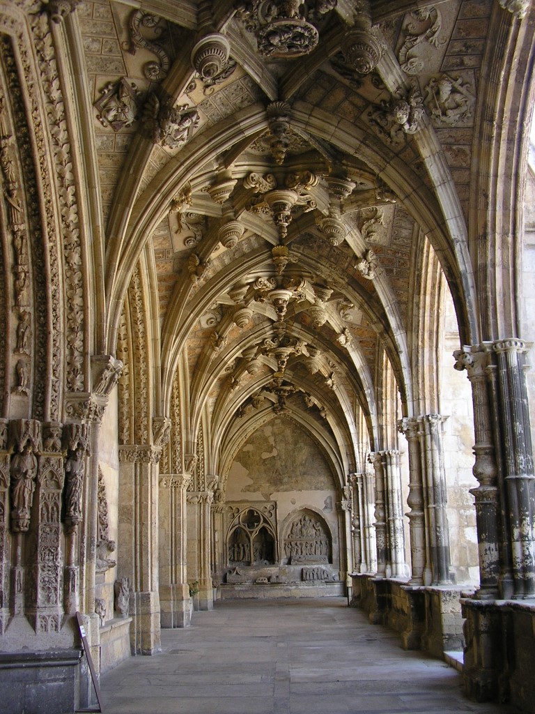 El claustro de la catedral de león
