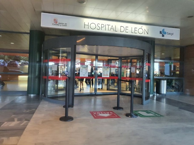 prohibidas las visitas al Hospital de León