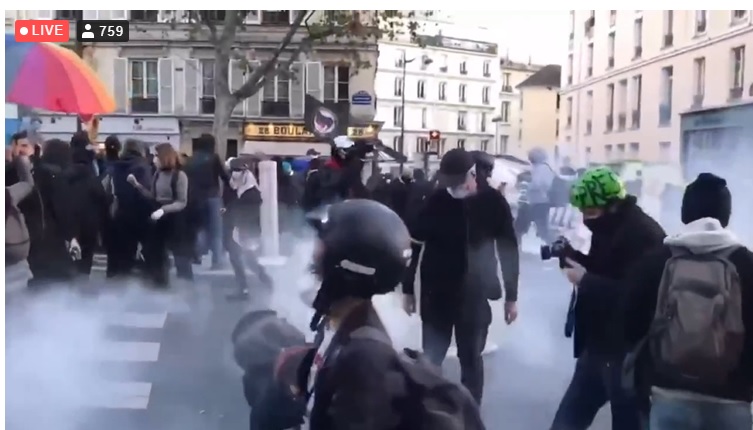 ÚLTIMA HORA Graves disturbios en París en estos momentos 3
