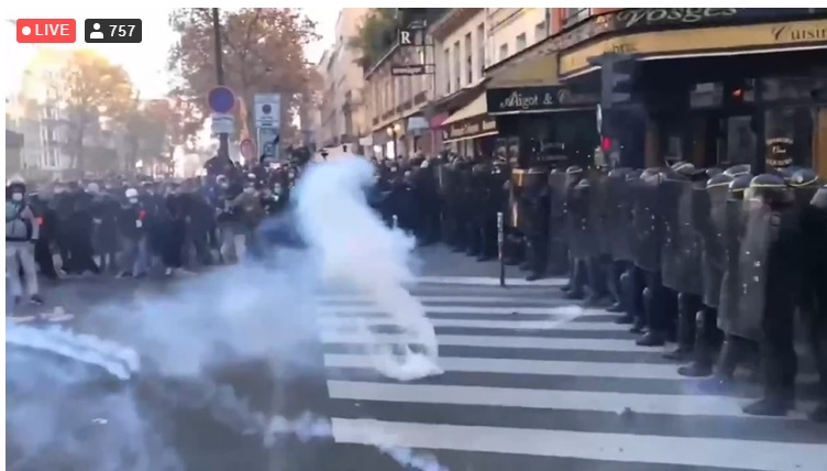 ÚLTIMA HORA Graves disturbios en París en estos momentos 8