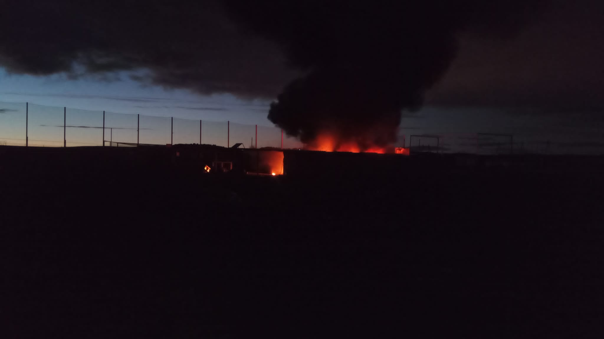 Todas las imágenes del incendio en el karting Valdesogo 4