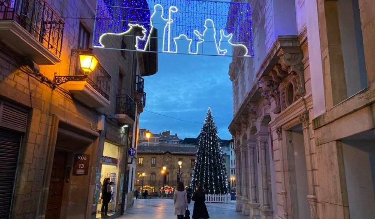 FOTOS| La espectacular iluminación navideña de Oviedo 22