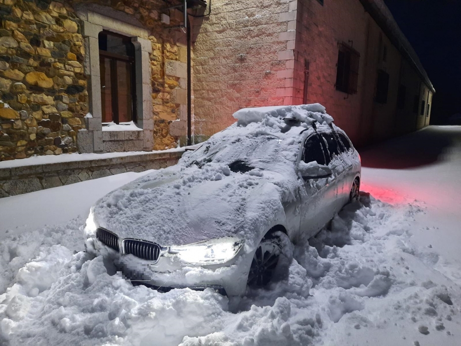 tormenta nieve la virgen