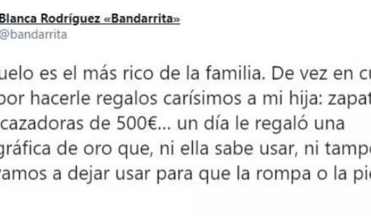 De este modo tan sutil una tuitera reflexiona sobre las donaciones de Amancio Ortega ??✨ 1