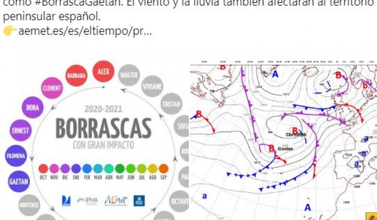 Mañana llega la borrasca Gaetán a Castilla y León 1