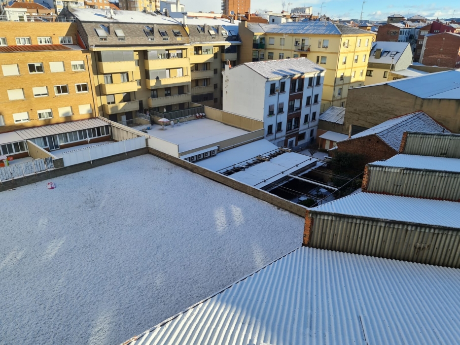 tormenta nieve la virgen