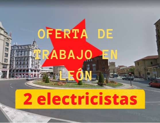 oferta trabajo electricista León