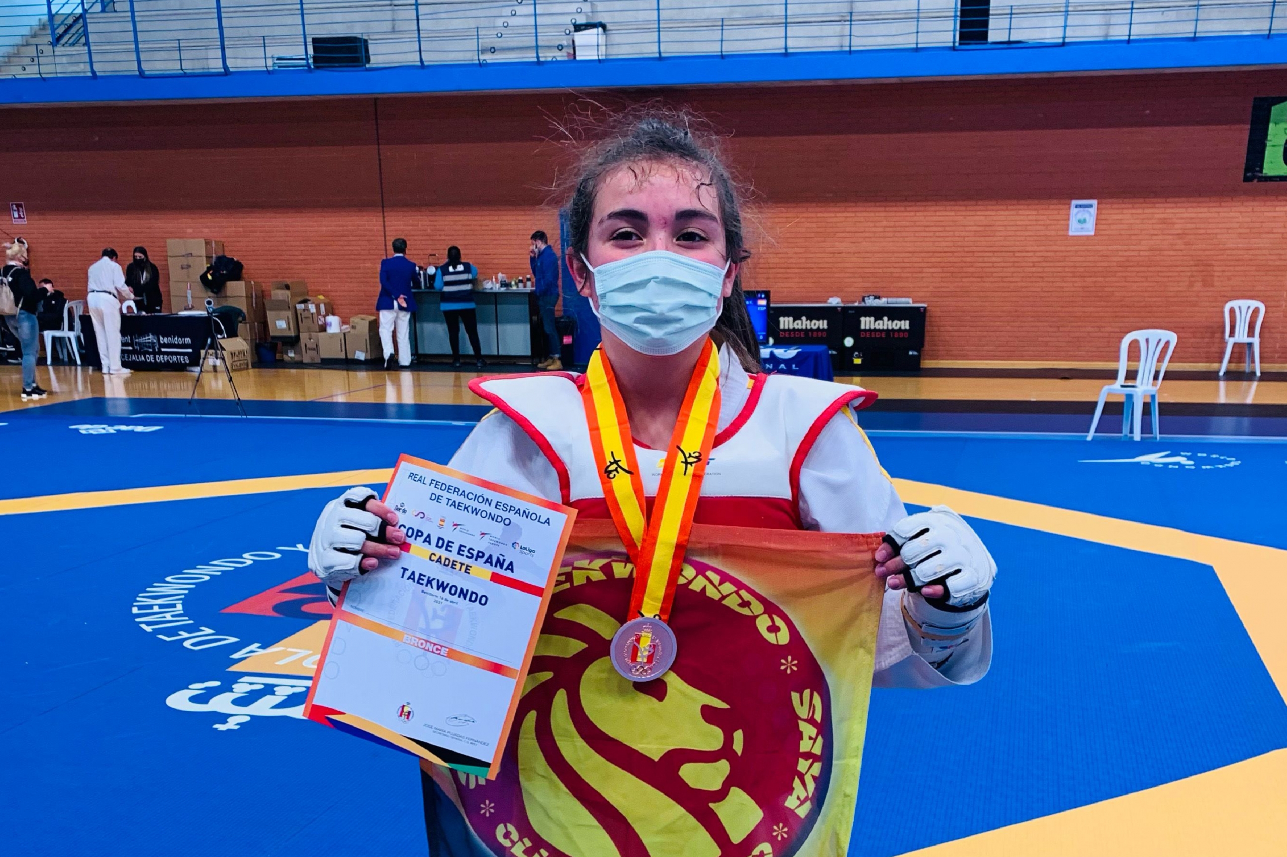 Bronce para Yessenia Salgado en la Copa de España de Taekwondo 1