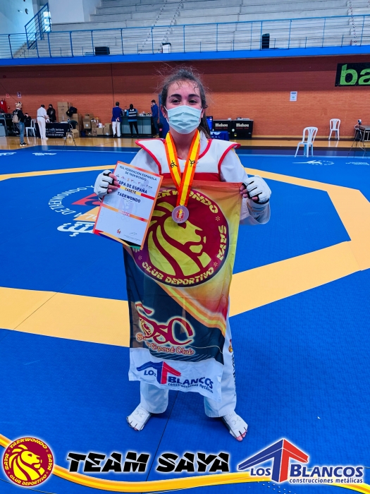 bronce yessenia salgado copa españa taekwondo