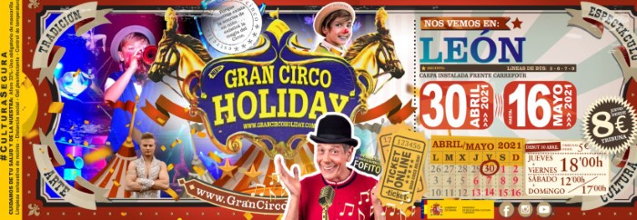 circo holiday león