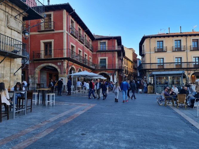 Plaza mayor de León