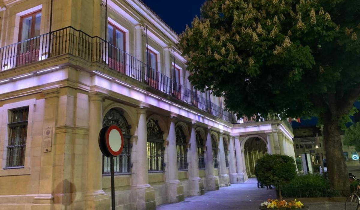 La nueva iluminación de San Marcelo en León 2