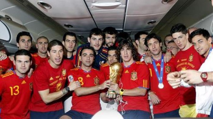celebran victoria espana eurocopa
