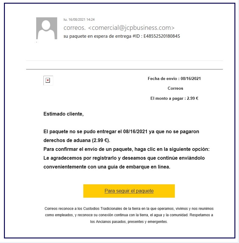 alerta nueva estafa correos-Digital de León