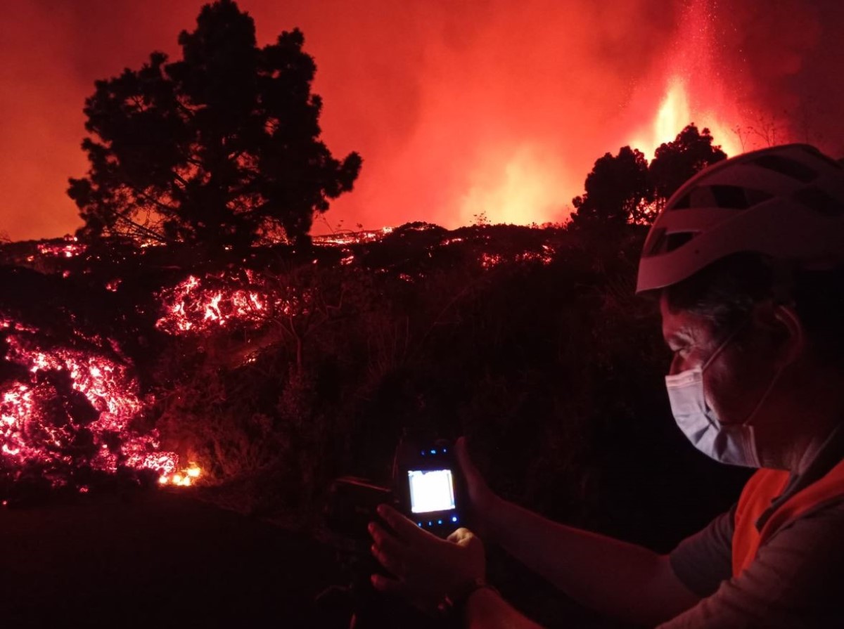 la erupcion volcan prolongarse la palma-Digital de León