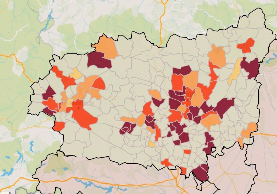 municipios en riesgo muy alto leon- Digital de León
