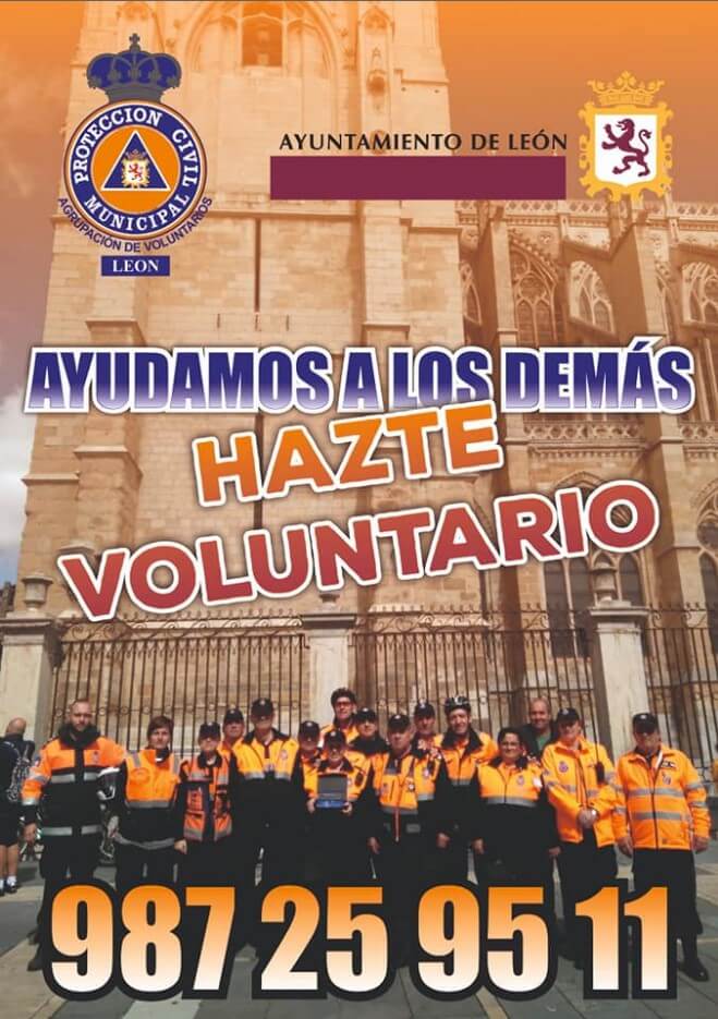Apúntate como voluntario a la agrupación de Protección Civil León 1