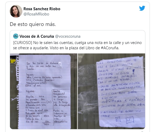 Encuentran una nota de ayuda en un cristal en la calle