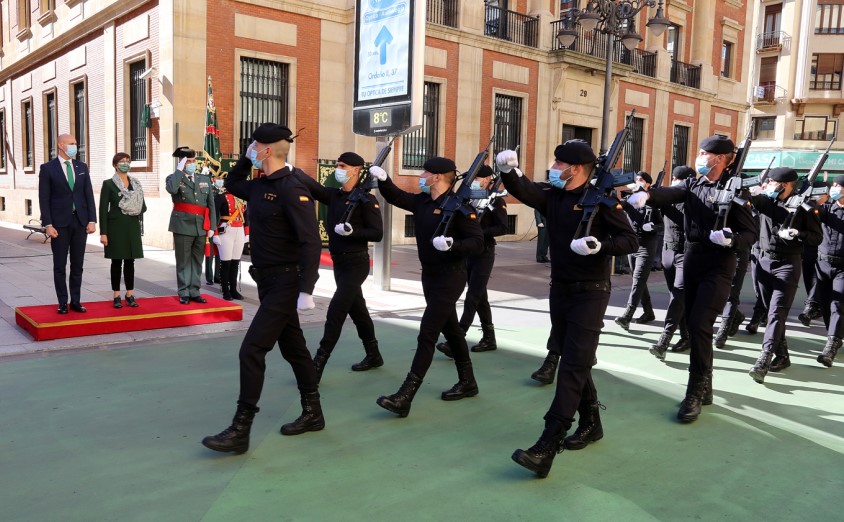 Nueva calle en honor a la Guardia civil en León 3