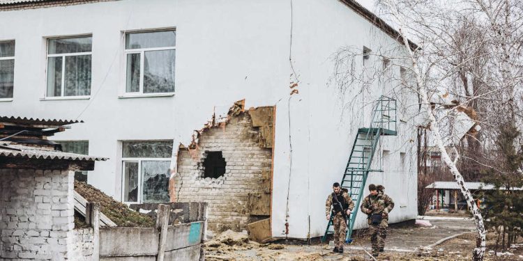 bombardeada guarderia ucrania - Digital de León